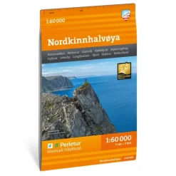 Nordkinnhalvøya Calazo Turkart 1:60 000