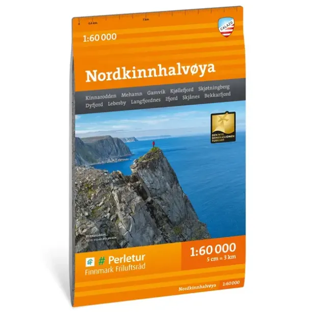 Nordkinnhalvøya Calazo Turkart 1:60 000