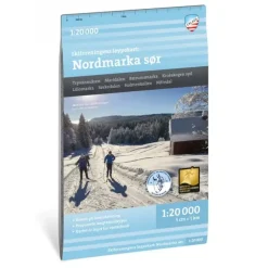 Oslo Nordmarka sør Calazo Løypekart 1:20 000