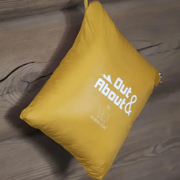 Pledd i dun Norsk Dun OutAbout Yellow