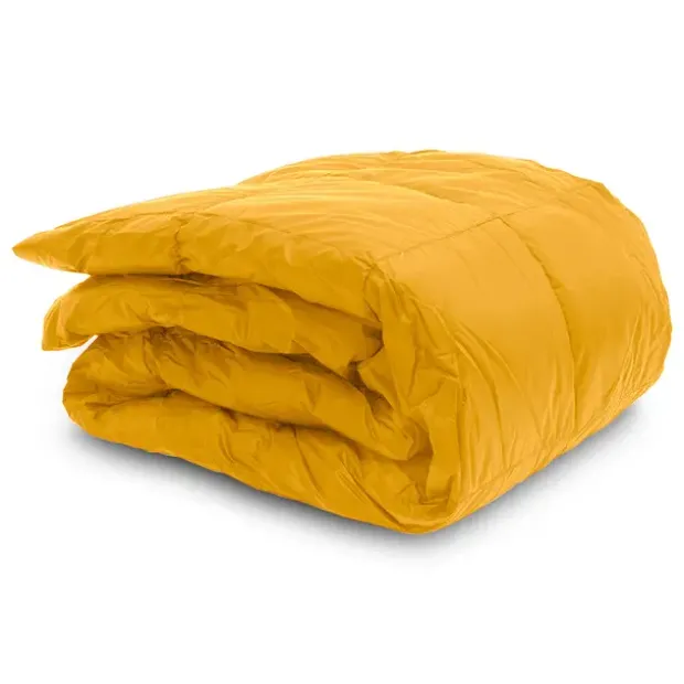 Pledd i dun Norsk Dun OutAbout Yellow