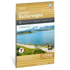 Rallarvegen Calazo Sykkelkart 1:25 000