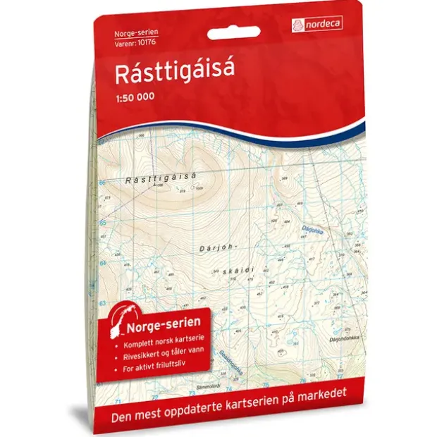 Rasttigaisa Nordeca Norge 1:50 000 10176