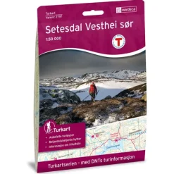 Setesdal Vesthei sør Nordeca Turkart 1:50 000 2797