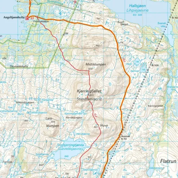 Signatur: Helt på grensen Calazo Turkart 1:50 000