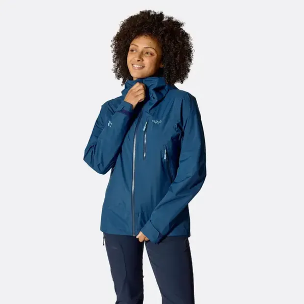 Skalljakke til dameRab Downpour Mountain Jacket W 12 Black