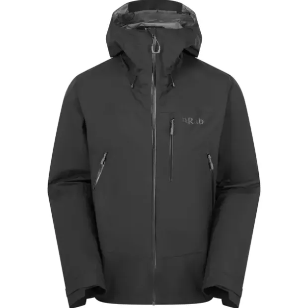 Skalljakke til herreRab Downpour Mountain Jacket Black