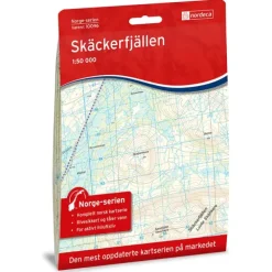 Skäckerfjällen Nordeca Norge 1:50 000 10096