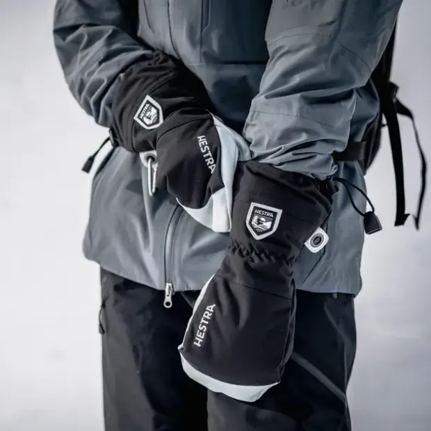 SkivotterHestra Army Leather Heli Ski Mitt 100