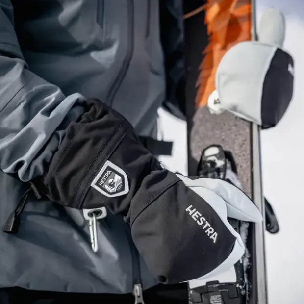 SkivotterHestra Army Leather Heli Ski Mitt 100