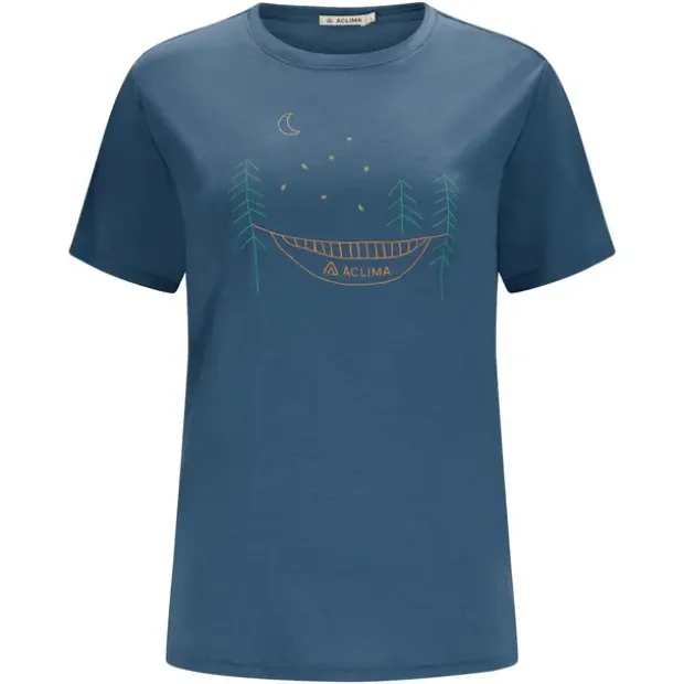 Skjorte til dameAclima Lightwool 140 Tee Forest W 473