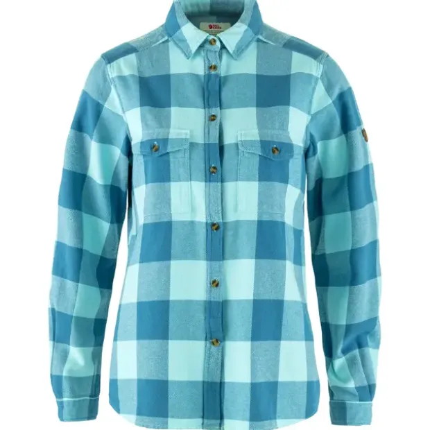 Skjorte til dame XL Fjällräven Övik Heavy Flannel W XL 543-5
