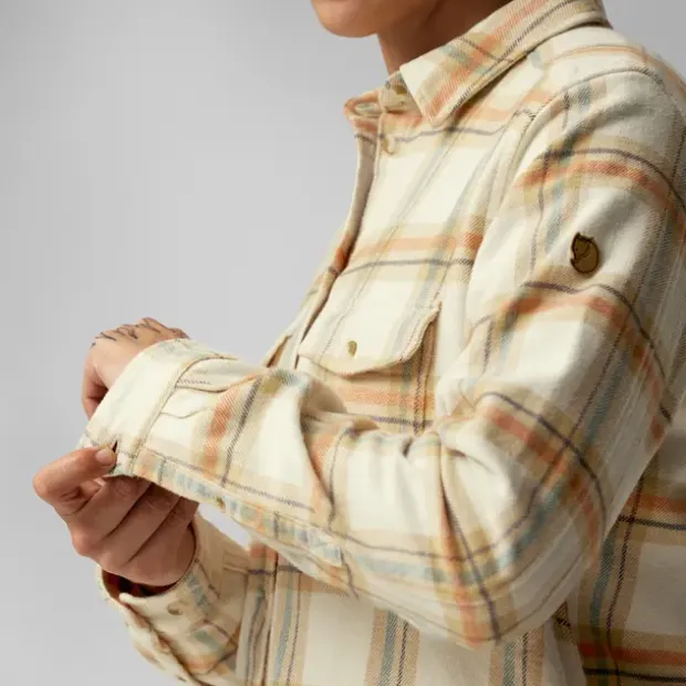 Skjorte til dame XL Fjällräven Övik Heavy Flannel W XL 543-5