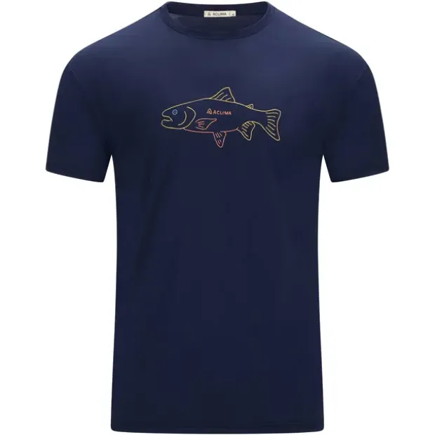 Skjorte til herreAclima Lightwool 140 Tee Salmon 232
