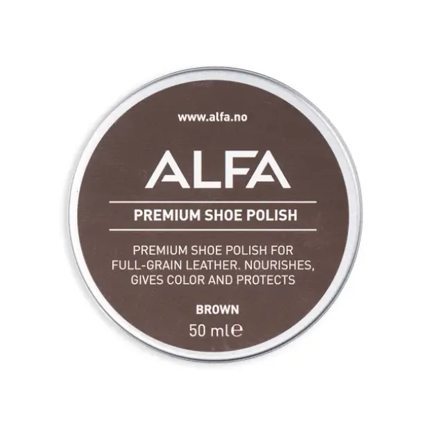 Skokrem brun Alfa Shoe Care Polish 0202