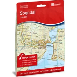 Sogndal Nordeca Norge 1:50 000 10055