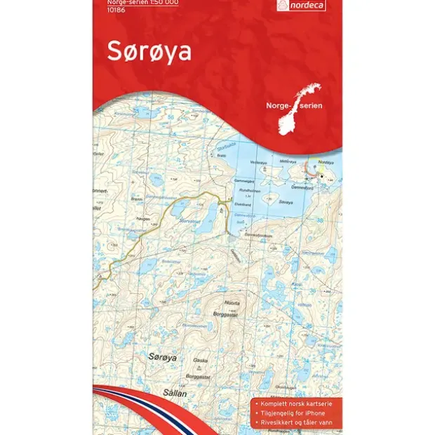 Sørøya Nordeca Norge 1:50 000 10186