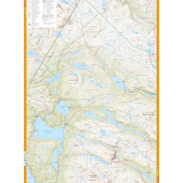 Sverige: Borgafjäll Saxnäs Stekenjokk Calazo Turkart 1:50 000