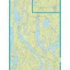 Sverige: Dalslands kanal Calazo Skjærgårdskart 1:50 000