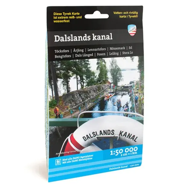 Sverige: Dalslands kanal Calazo Skjærgårdskart 1:50 000
