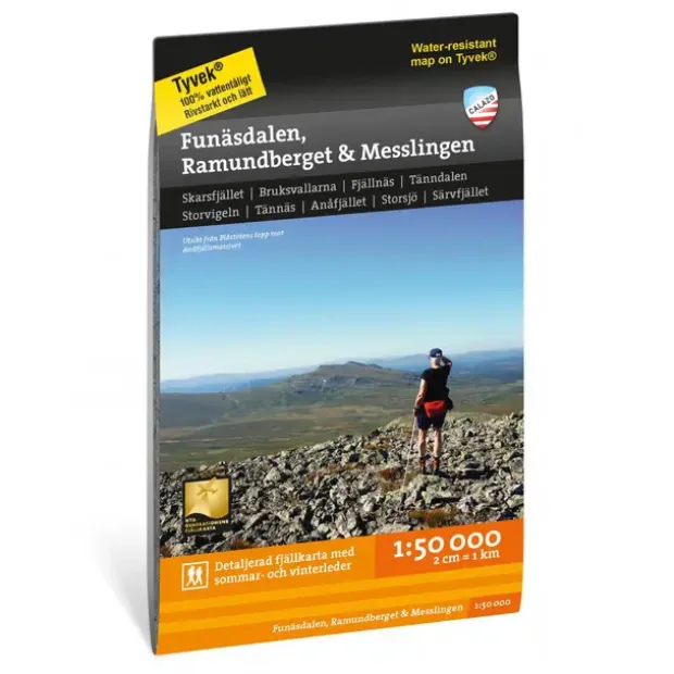Sverige: Funäsdalen Ramundberget Messlin Calazo Turkart 1:50 000