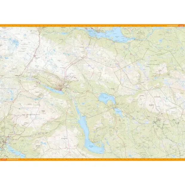 Sverige: Funäsdalen Ramundberget Messlin Calazo Turkart 1:50 000