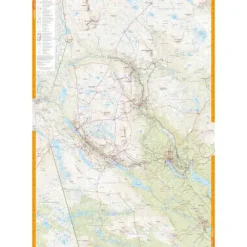 Sverige: Funäsdalen Ramundberget Messlin Calazo Turkart 1:50 000