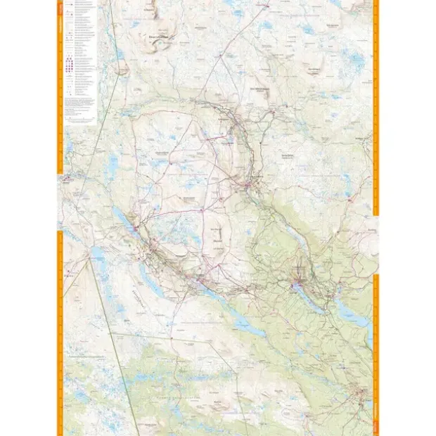 Sverige: Funäsdalen Ramundberget Messlin Calazo Turkart 1:50 000