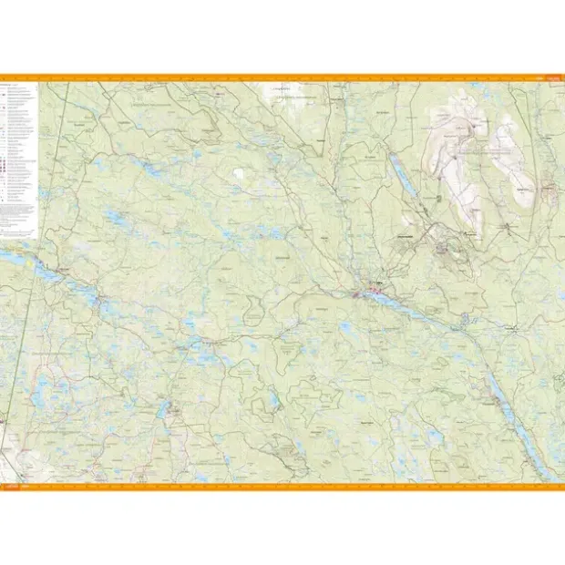 Sverige: Idre og Lofsdalen Calazo Turkart 1:50 000
