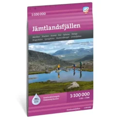 Sverige: Jämtlandsfjällen Calazo Turkart 1:100 000