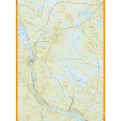 Sverige: Muddus nationalpark Sjávnja nat Calazo Turkart 1:50 000 1:100 000