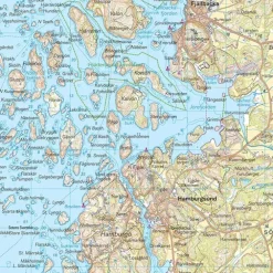 Sverige: Norra Bohuslän Calazo Skjærgårdskart 1:50 000 Bohuslede
