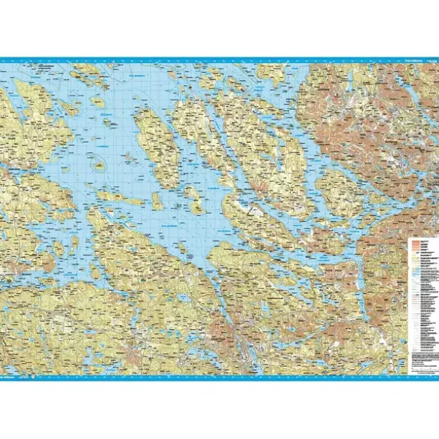 Sverige: Norra Bohuslän Calazo Skjærgårdskart 1:50 000 Bohuslede