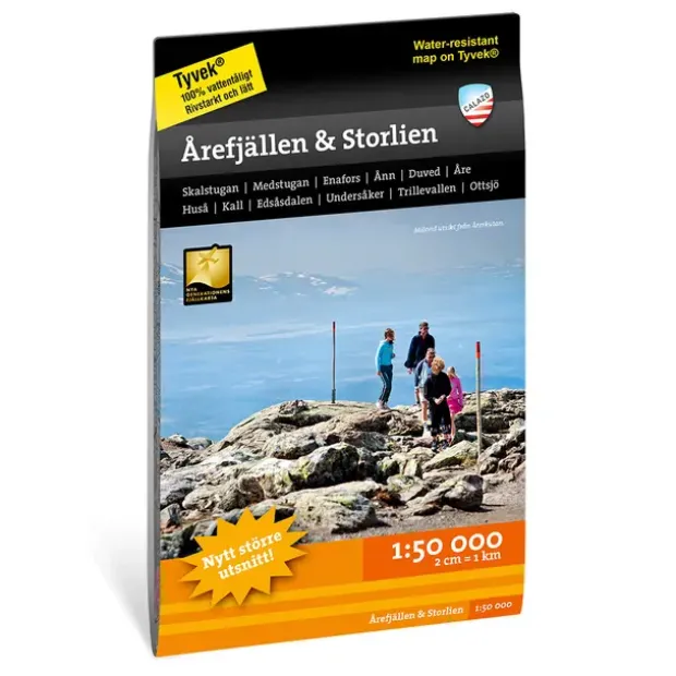 Sverige: Årefjällen Storlien Calazo Turkart 1:50 000