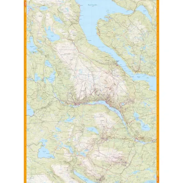 Sverige: Årefjällen Storlien Calazo Turkart 1:50 000