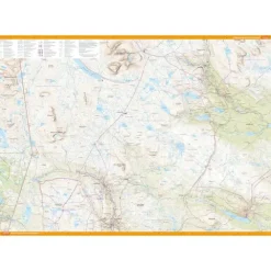 Sverige: Storlien Sylarna Helags Ramundb Calazo Turkart 1:50 000