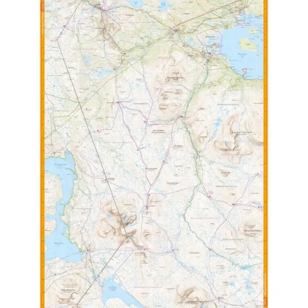 Sverige: Storlien Sylarna Helags Ramundb Calazo Turkart 1:50 000