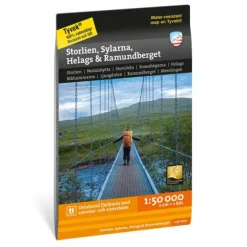 Sverige: Storlien Sylarna Helags Ramundb Calazo Turkart 1:50 000