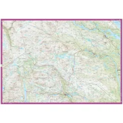 Sverige: Vindelfjällen Calazo Turkart 1:100 000