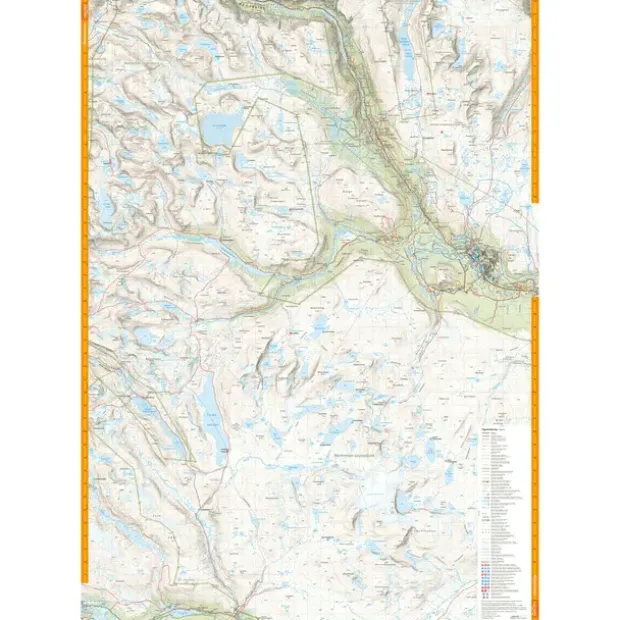 Tafjordfjella Reinheimen Calazo Turkart 1:50 000