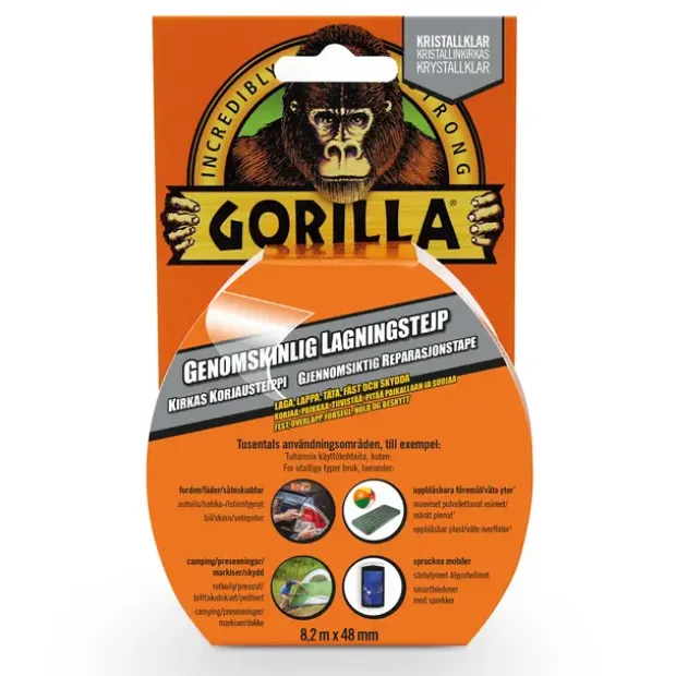 Tape Gorilla Tape Clear Repair 8 m