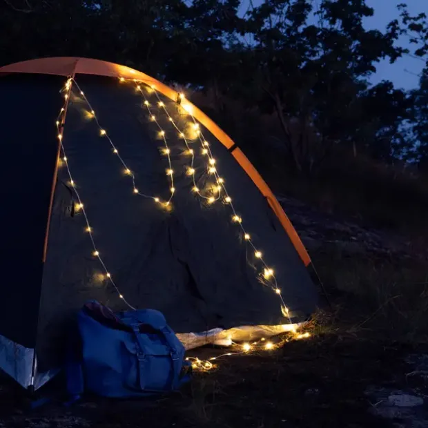 Teltlykt med lyslenke 250 lm Aqiila Lightbird BL2 Glowlight
