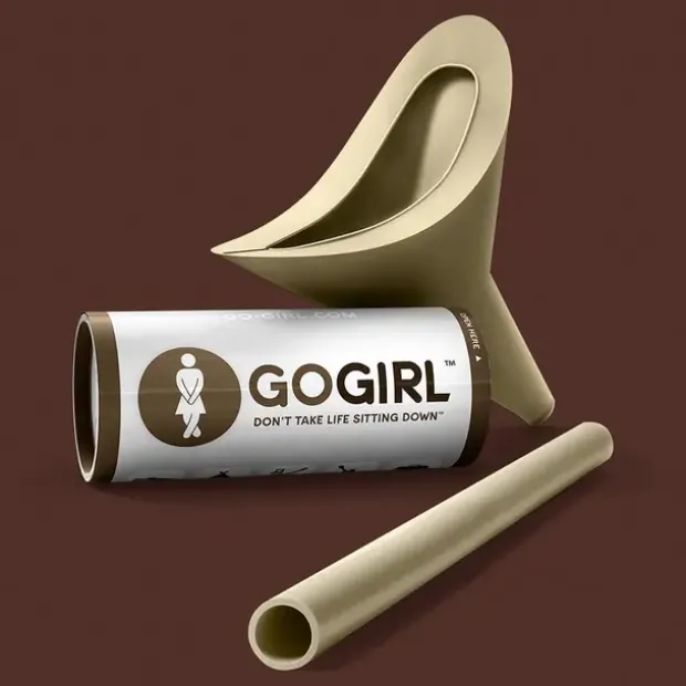Tissetut med langt rør GoGirl with Extension Camo