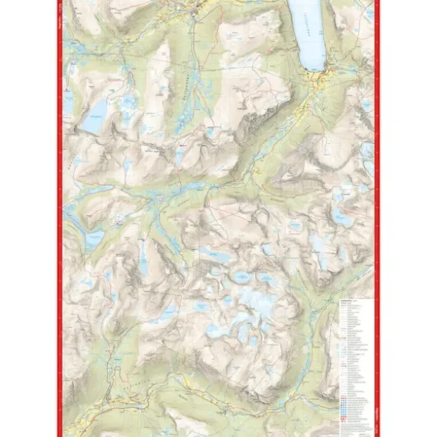 Trolltinden Høgstolen Calazo Høyfjellskart 1:25 000 Romsdalen