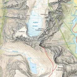 Trolltinden Høgstolen Calazo Høyfjellskart 1:25 000 Romsdalen