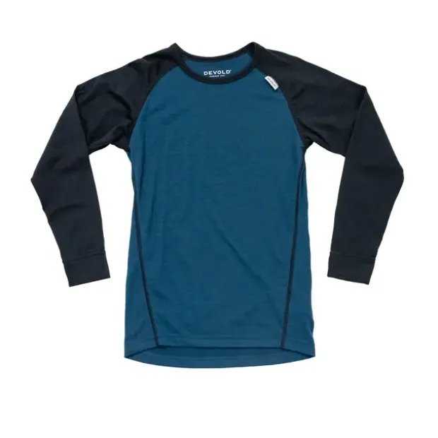 Trøye til barnDevold Breeze Merino Shirt Jr 14 284