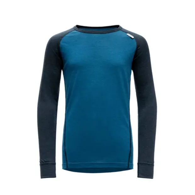 Trøye til barnDevold Breeze Merino Shirt Jr 14 284