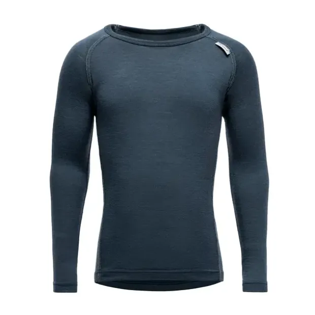 Trøye til barnDevold Breeze Merino Shirt Kid 287
