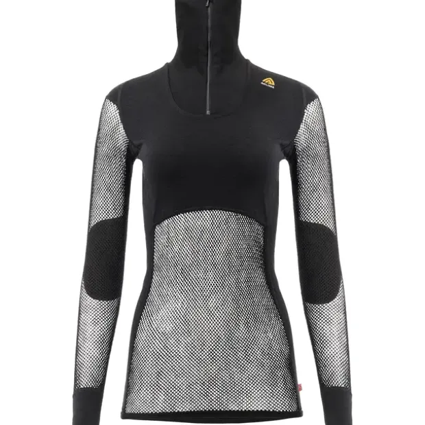 Trøye til dameAclima Woolnet Original Polo Zip W 123