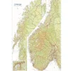 Veggkart Norge Nordeca Veggkart 2181 Veggkart Norge